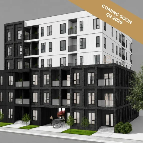 The Chelsea apartment rendering, Banff Trail, Calgary, coming soon Q2 2029